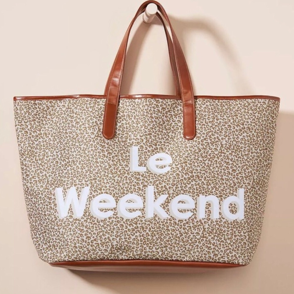 ANTHROPOLOGIE Le Weekend Vacation Tote‎ Bag